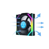 Lian Li UNI FAN SL WIRELESS LCD 3x120mm Siyah Kasa Fanı - 4