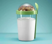 Meyve Hazneli - Kaşıklı Portatif Yoğurt Kabı thumbnail 5