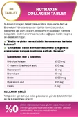 NUTRAXİN Hidrolize Kolajen 30 Tablet Tip1 Tip3 - 3