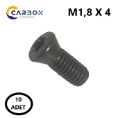 M1,8 X 4 TORX CİVATA KATER CİVATASI ORJİNAL CİVATA ( 10 ADET ) - 1