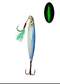 S.F. Sardalya Jig 34g - Sahte Yem Kaşık Rapala -Levrek, Palamut, Lüfer, Çinekop, Turna İçin En İyi Glow Jig Yem thumbnail 1