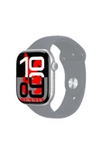 Apple iPhone XR Uyumlu Gri Akıllı Saat Watch10 2025 Hediyeli AMOLED EKRAN - 1