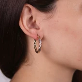 Renkli Burgu Küpe - 1