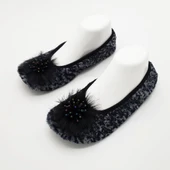 Gri Ve Lacivert Karışımlı Babet Ev Patiği - 3