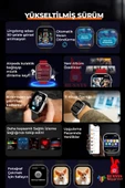 Huawei P20 Pro Uyumlu Turuncu Akıllı Saat Watch10 2025 Hediyeli AMOLED EKRAN - 3