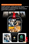 Huawei P20 Pro Uyumlu Turuncu Akıllı Saat Watch10 2025 Hediyeli AMOLED EKRAN - 5