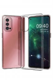 Oppo Reno 4 Kılıf Yüksek Kalite Şeffaf Silikon Kılıf - 2