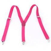 pembe çocuk pantolon askısı - 1