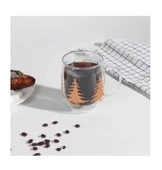 Linanware Çift Cidarlı Cam Bardak Hediyelik Kupa 500 ml DC130 thumbnail 1