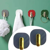heyf  HEYF®  2li Yapışkanlı Retro Askılık Dolap Kapak Kulpu Gri - 1