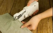 Mini Kolay Seyahat Ve Ev Tipi El Dikiş Makinesi Dikme Aleti - 3