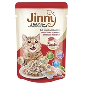Jinny Ton Balıklı Tavuk Etli Gravy Tahılsız Kedi Yaş Maması 70 Gr - 1
