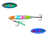 S.F. Sardin Jig 22g - Sahte Yem Kaşık Rapala -Levrek, Palamut, Lüfer, Çinekop, Turna Jig Yem -Zebra Glow - 2