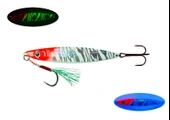S.F. Sardin Jig 29g - Sahte Yem Kaşık Rapala -Levrek, Palamut, Lüfer, Çinekop, Turna Jig Yem -Zebra Glow thumbnail 2