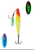 S.F. Sardin Jig 29g - Sahte Yem Kaşık Rapala -Levrek, Palamut, Lüfer, Çinekop, Turna Jig Yem -Zebra Glow - 1
