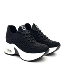 Guja 25Y300-22 Kadın Triko Taşlı Balon Taban Streç Spor Ayakkabı - 7