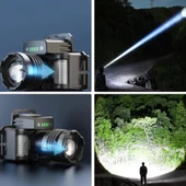 Sensörlü Cree Tg Led  Şarjlı Kafa Lambası  Wt-625 - 6