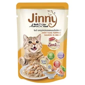 Jinny Ton Balıklı Somonlu Gravy Tahılsız Kedi Yaş Maması 70 Gr - 1
