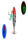 S.F. Sardin Jig 29g - Sahte Yem Kaşık Rapala -Levrek, Palamut, Lüfer, Çinekop, Turna Jig Yem -Zebra Glow - 1