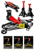 Germany Style 2 Ton Timsah Kriko - 4 Ayaklı Kriko Standı  Kriko Sehpası Oto Araç Krikosu - 1