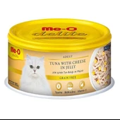 Me-O Delite Ton Balıklı ve Peynirli Jelly Tahılsız Kedi Konservesi 80 Gr - 1