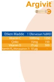 Argivit C Vitamini, Çinko, D Vitamini Ve K2 (menaquinon 7) Vitamini Içeren Takviye Edici Gıda - 7