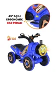 UJ TOYS Müzikli Ve Led Işıklı Buddy Akülü Atv 6v-mavi - 2