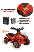 UJ TOYS 9000 Akülü Atv 6 V Safari Kırmızı - 3