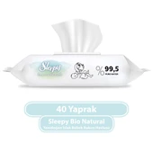 Sleepy Bio Natural Yenidoğan Islak Mendil 40x12 480 Yaprak - 1