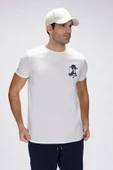Bad Bear Duggie Beyaz Erkek Baskılı Tişört thumbnail 1