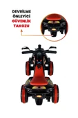 UJ TOYS Müzikli Ve Led Işıklı Buddy Akülü Atv 6v-siyah - 6