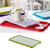 heyf Pratik Lavabo Tezgah Üstü Bulaşık Kurutmalığı Süzmatik 22x40 cm - 1