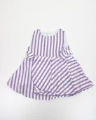 Çizgili Kız Bebek Askılı Elbise CK30698 - 1