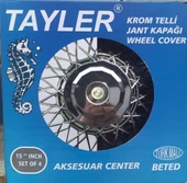 TAYLER Metalize Krom Telli Jant Kapağı 15 Inç - 3
