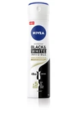 Nivea Black & White Sprey Deodorant Invisible For Women İpeksi Pürüzsüzlük 150 ml thumbnail 1