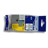 Brother TZe-S251 24mmX8m Beyaz Etikete Siyah Muadill Etiket (Laminasyon Şerit) - 2