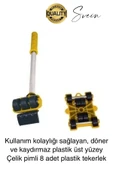 1.2 Ton Premium 1. Sınıf Malzeme Eşya Kaldırma Taşıma Seti Krikosu Kaldıraç Pratik Kolay Yük Taşıma - 2