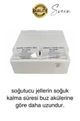 5 Adet 260 gr Soğutucu Jel Poşet Buz Aküsü Yolculuk Seyahat Yiyecek İçin Uygun Uzun Süre Dayanım - 4