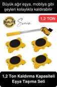 1.2 Ton Premium 1. Sınıf Malzeme Eşya Kaldırma Taşıma Seti Krikosu Kaldıraç Pratik Kolay Yük Taşıma - 1