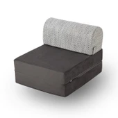 Homedius Magic Yataklı Katlanır Tek Kişilik Koltuk Antrasit Tek - 1