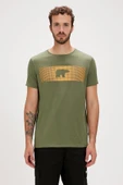 Bad Bear Fancy Soluk Yeşil Baskılı Erkek Tişört - 1