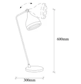 YILDO METAL SIVAMA TEKLİ MASA LAMBASI - 5
