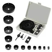 16 Parça Panç Seti Ağaç Kesme Testere Matkap Ucu Takımı Alçıpan Tavan Kesme thumbnail 1