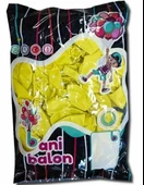 GEMAR-BANI BALON 10'' 26CM SARI 100 LU - 1
