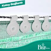 500 Adet Beyaz Gölgelik Klipsi Uv Katkılı ( Güneşe Karşı Dayanıklı ) Bsr Garden - 4