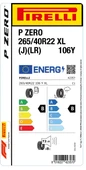 Pirelli 265/40R22 106Y XL (J) (LR) P-Zero Oto Yaz Lastiği (Üretim:2024) thumbnail 2