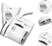 60x Mini Cep Telefonu Için Mandallı Mikroskop Uv Ledli Büyüteç Model Al2431 - 2