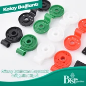 Gölgelik Klipsi Karışık Renk 500 Adet Bsr Garden - 3