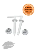 Wuvera Plastik Klozet Kapağı Montaj Vida Takımı – Pratik ve Dayanıklı Montaj Çözümü - 1