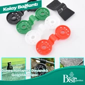 Gölgelik Klipsi Karışık Renk 500 Adet Bsr Garden - 4